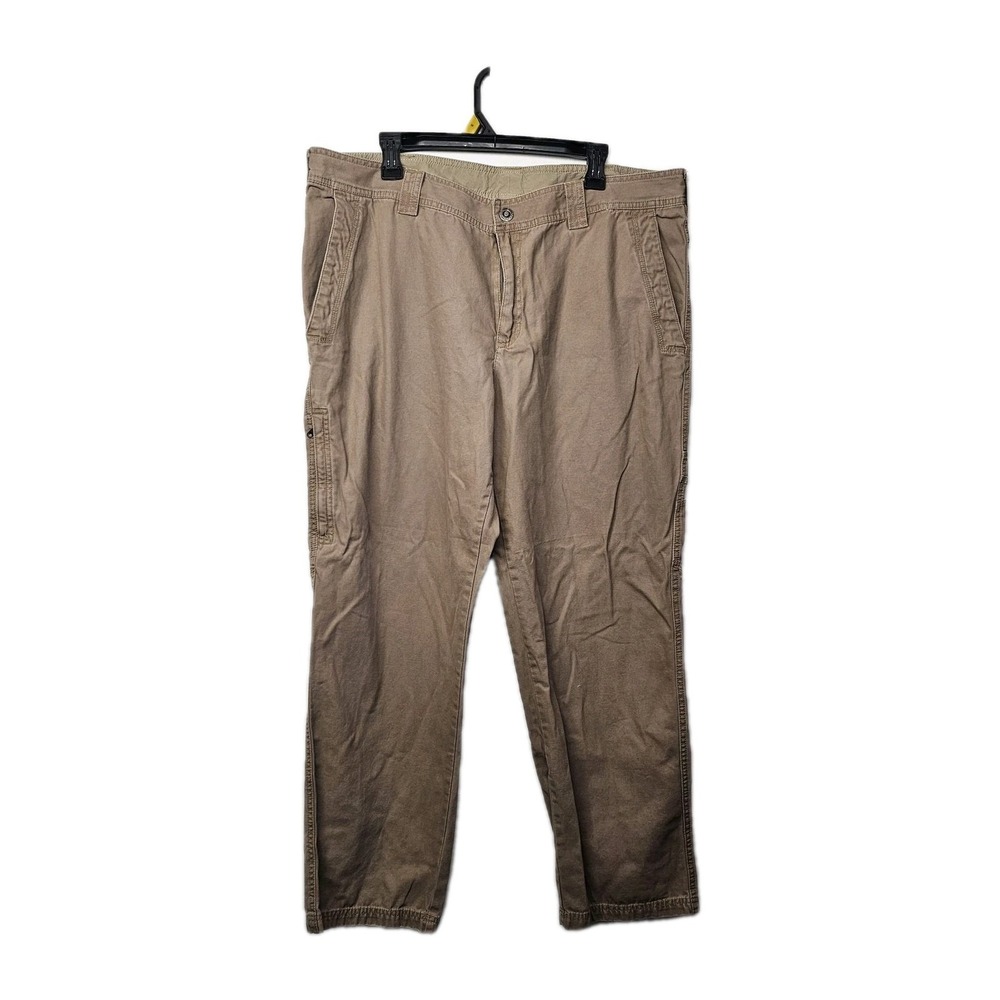 Columbia Men's Outdoor Omni Shade Pants 40x30 Tan Beige Pockets Hiking Camp‎